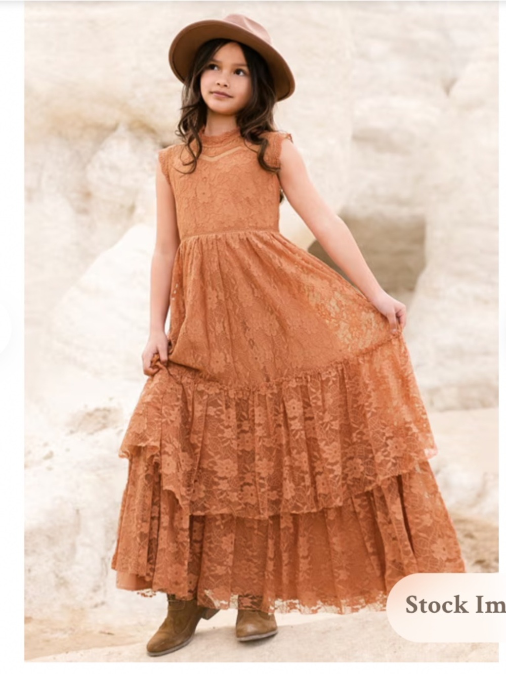 Joyfolie Emma Dress Clay Sz 8